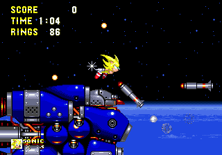 Super Sonic in the Doomsday Zone