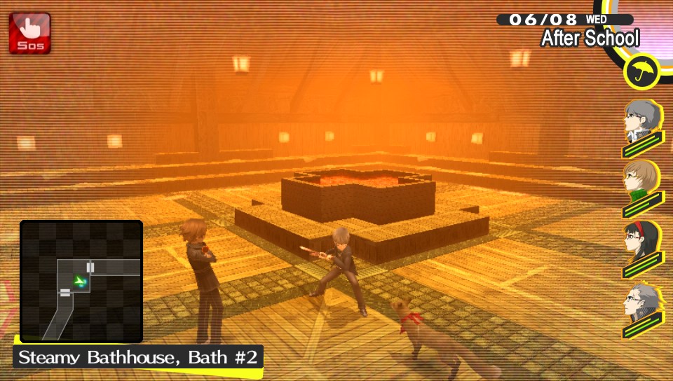 I found Yosuke and Fox alone together in the bathhouse