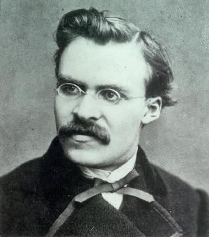 Ubermench in his civilian disguise. Nietzsche used glasses to conceal his secret identity for decades before Superman made it fashionable.