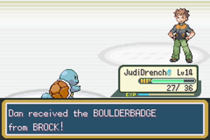 One badge down, seven to go. Maybe this Nuzlocke thing isn't going to be as difficult as I thought...