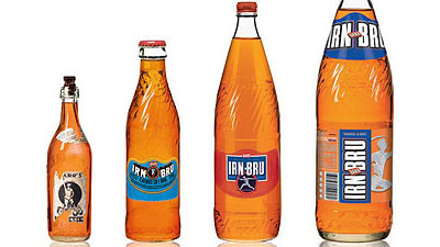 Irn Bru throughout the years