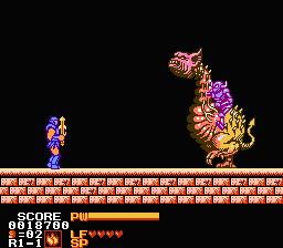 Fighting hellish abominations is all in a days work for Astyanax.