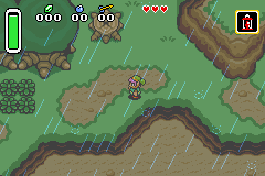 The rainy Zelda introduction. Masterful !