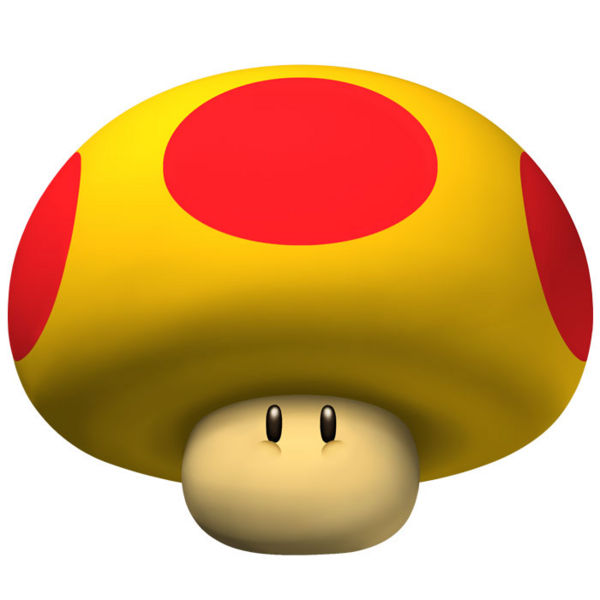 The new Mega Mushroom