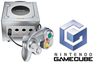 The Nintendo GameCube and its logo