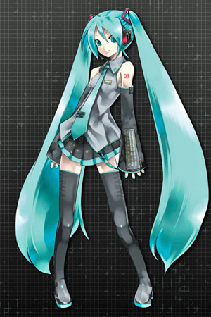 Here is your obligatory, standard issue Hatsune Miku picture.