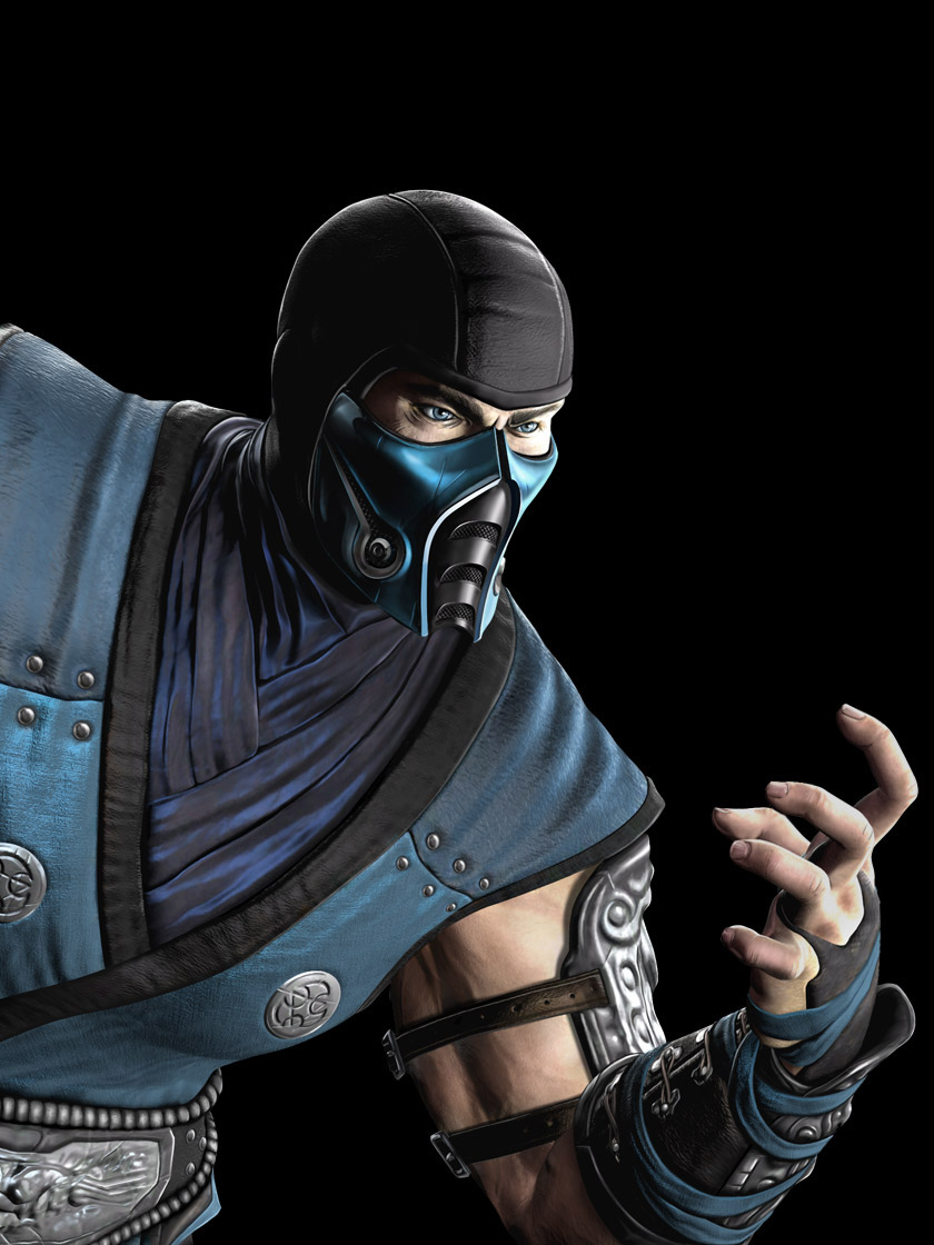 Mortal Kombat 2011 Sub Zero VS character pose