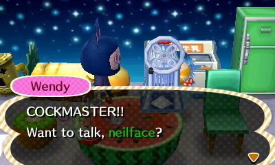 And there's a sheep lady in my town that has this lovely catchphrase.