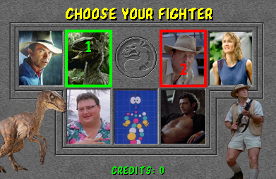 This is the Jurassic Park fighting game I want to play.