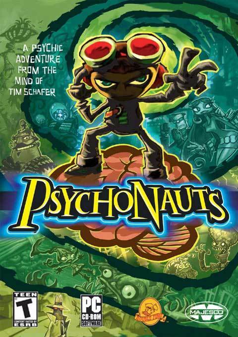 Front cover of Psychonauts for PC