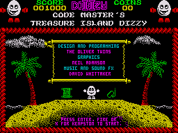 Treasure Island Dizzy - ZX Spectum version.