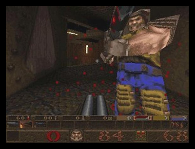 First-person shooters such as Quake led to the adoption of the mouse as an aiming device.