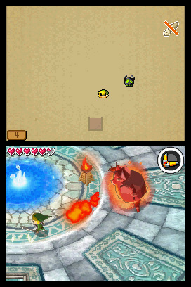 The dungeons are looking like classic DS Zelda. 