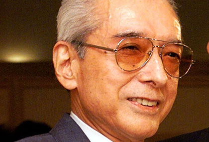 Hiroshi Yamauchi and his excellent glasses.