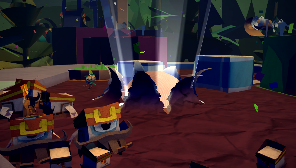 Unlike other games, Tearaway doesn't ignore your presence. Instead, you are the star of the show.