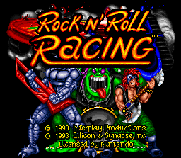 Rock 'n Roll Racing SNES