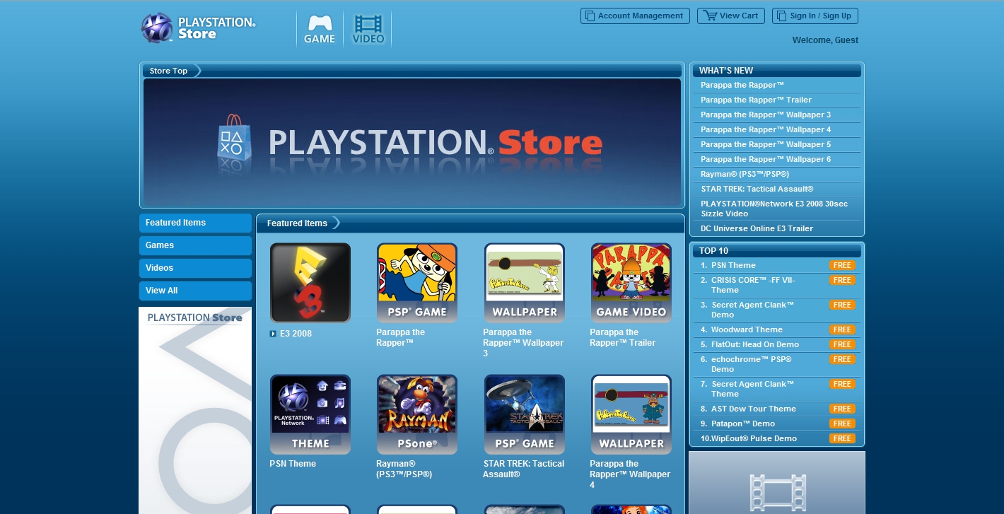 PlayStation Store Rises from the Ashes, Goes Live in North America