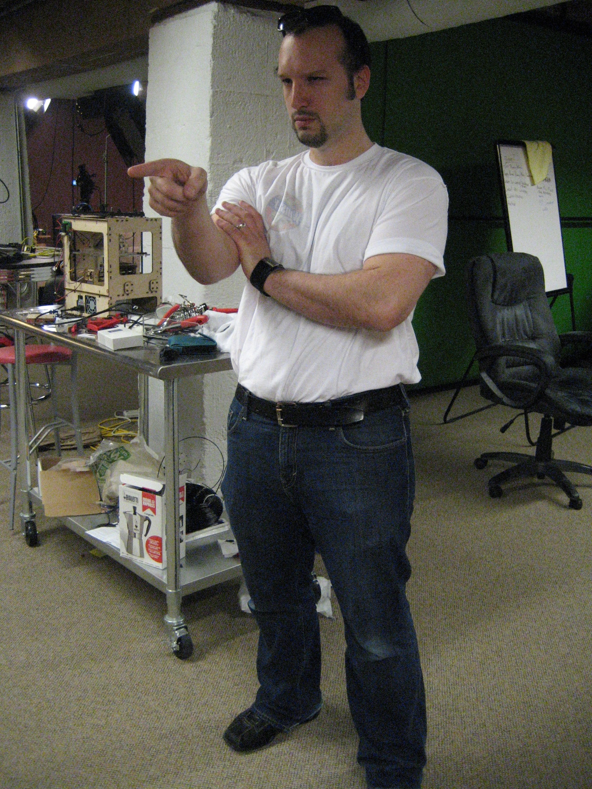  Alternate Reality Vinny.  White T-Shirt and Blue Jeans?  Never!  Pure EVIL.