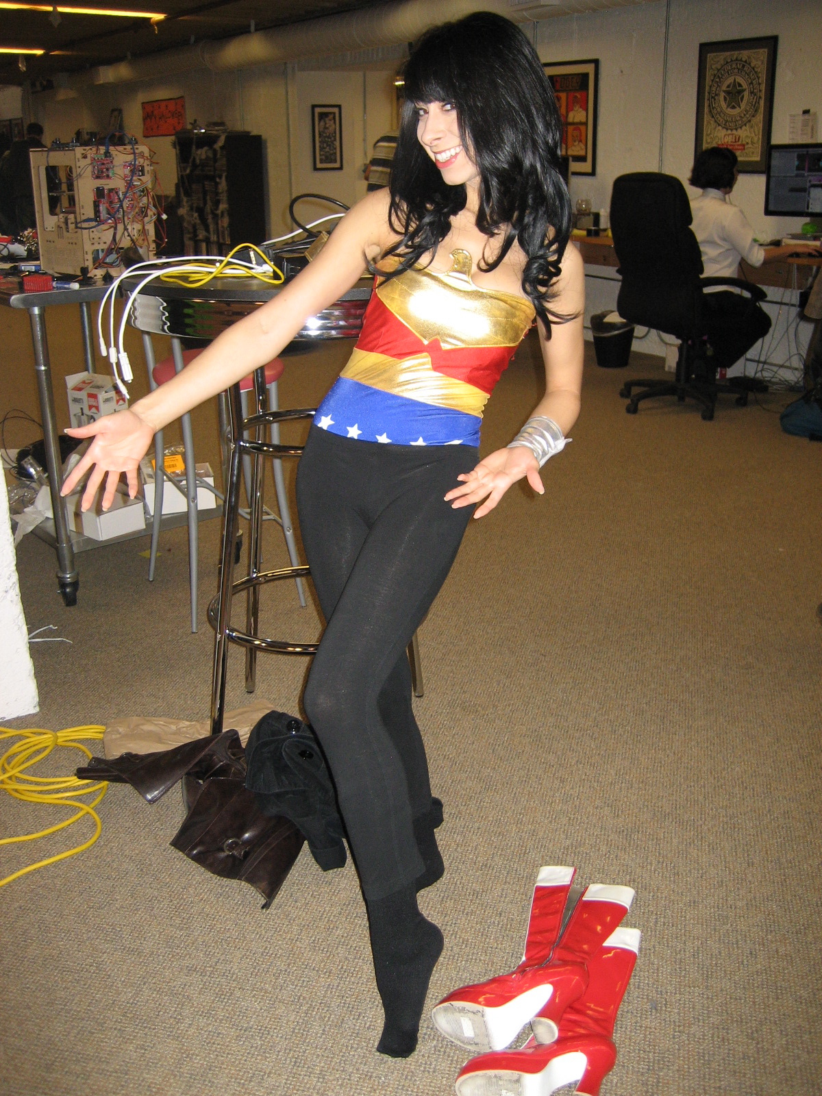  Wonder Woman with pants.  