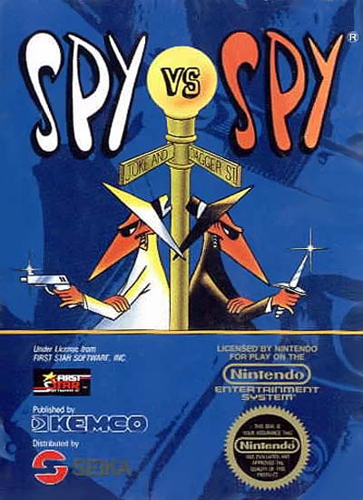 Spy vs. Spy Box Art (NES)