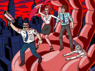 This isn't quite what Ugly Americans: Apocalypsegeddon looks like in-game, but in absence of any screenshots, it'll do.
