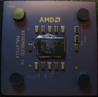 Athlon 900MHz processor. 