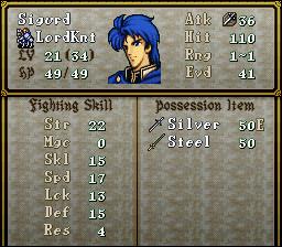 Sigurd gets points in my book for being the only Fire Emblem protagonist clearly over the age of 16. Also he's crazy powerful, which helps. Pity his son is like 15 and looks like a girl.
