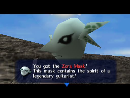 As you might expect the Zora mask lets you swim underwater.