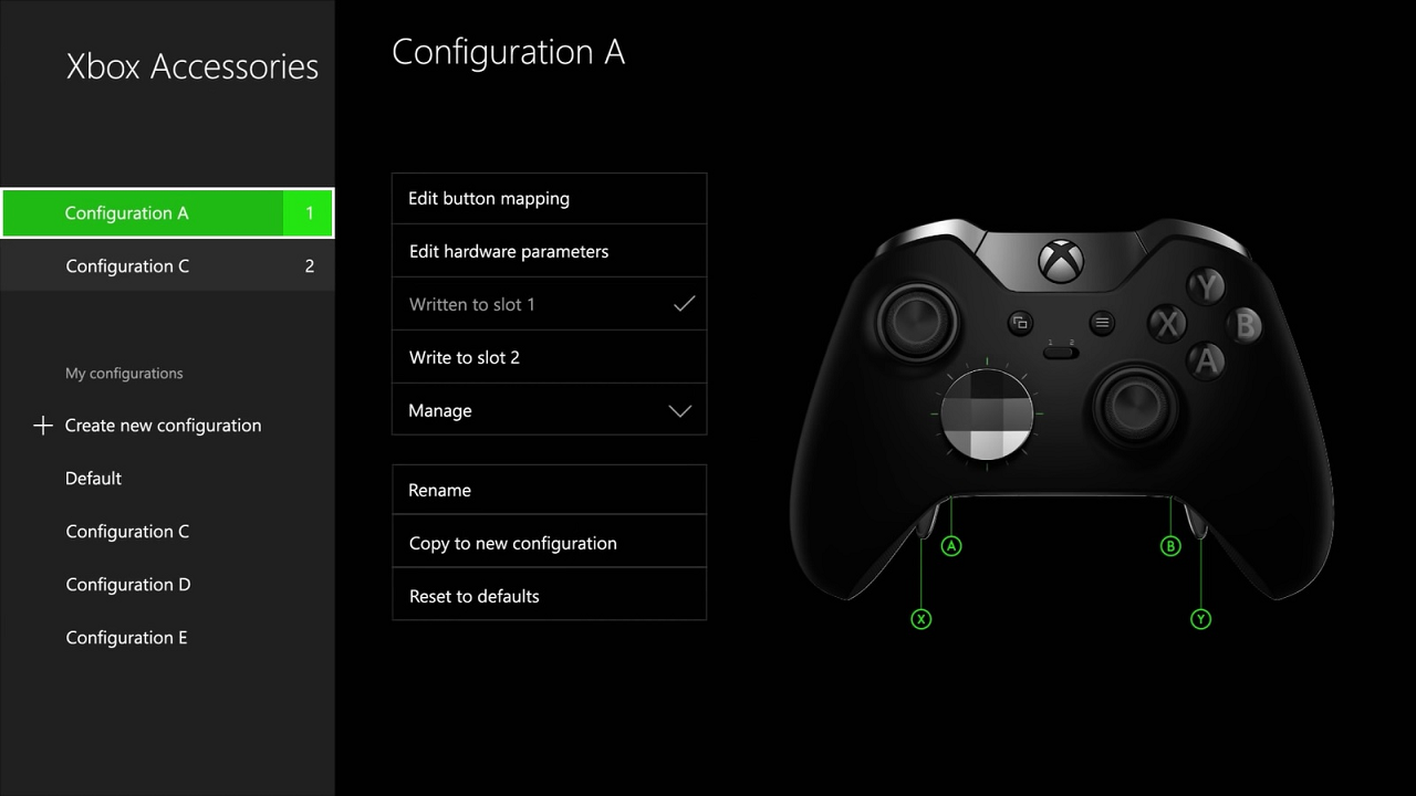 Настройка игр xbox. Xbox Elite Controller v2 обозначения. Коробка Xbox Elite Controller 2 сбоку. Elite контроллер для Xbox one s. Кастомизация геймпада Xbox.
