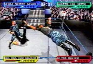 The Dudleys in some tag team action.