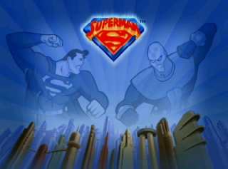   The title screen, depicting two people preparing to punch the other in the dick for allowing this game to be made. 