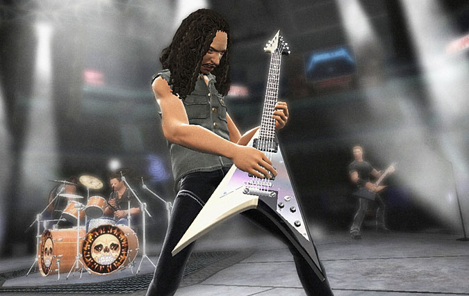 Kirk Hammett in Guitar Hero: Metallica 