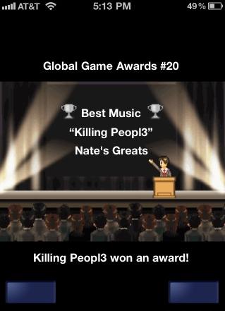And the winner for Game of the Year is.... 