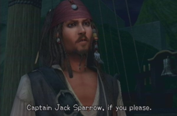 Jack Sparrow in Kingdom Hearts 2