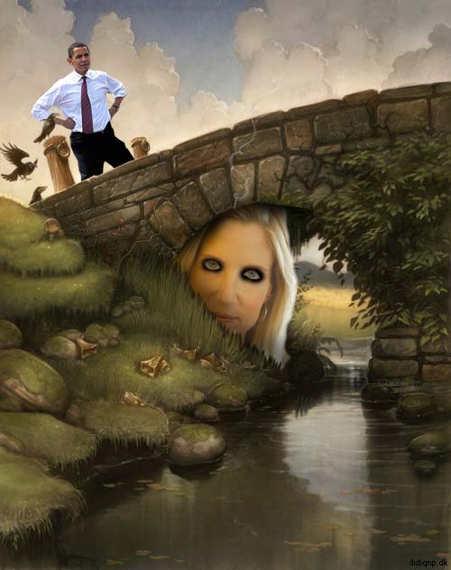 Troll under the bridge if you will.