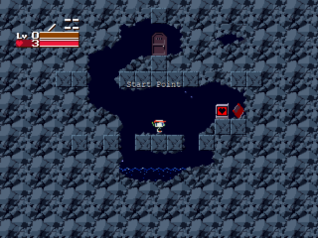 The first room of Cave Story
