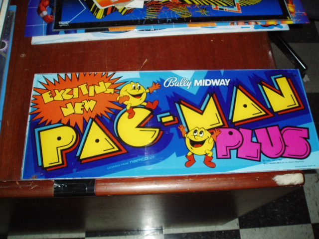 Behold, a crucial piece of the bootleg arcade machine kit that was Pac-Man Plus.