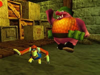 Donkey Kong 64 as a playable character