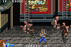  Double Dragon Advance has a wide variety of weapons for the Lee brothers to use.