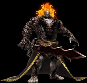 Demise, the demon king whose cursed hatred gives birth to Ganon.