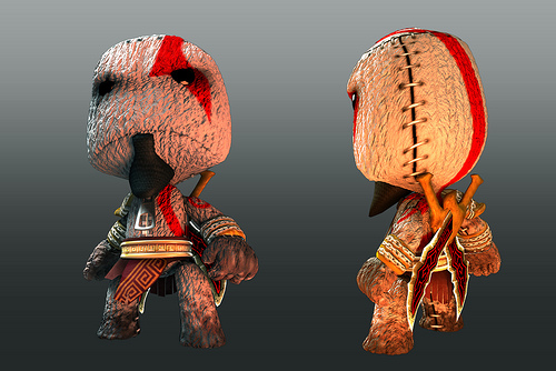Exclusive Kratos SackBoy - Nuff’ said. Yes…the forum rumors were true - but the biggest question remains “why didn’t this guy smile?” Seriously, this is another exclusive downloadable costume that will elevate your SackBoy status to godlike proportions. 
