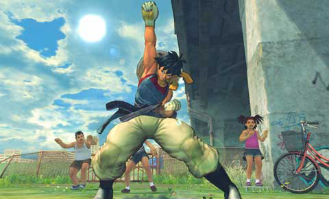 One of the many alternate costumes Makoto can wear in Super Street Fighter IV.