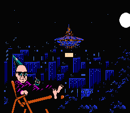  Fester, enjoying the night, when the Aliens suddenly attack! (Intro to the game) 