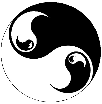 The concept of duality is commonly expressed as the yin-yang