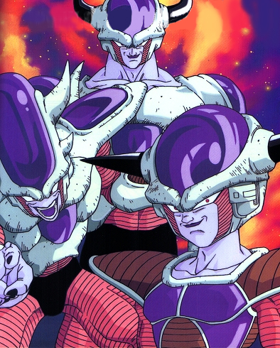Frieza's first three forms