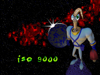   Oh, and since I was playing the PS1 version, I got this weird 3D Jim, reminding of how much Earthworm Jim 3D absolutely sucks. 
