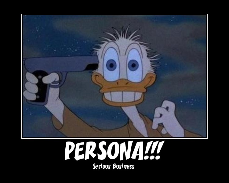 Can Daffy summon a Persona? I think not.