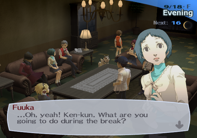 Don't worry, Fuuka. I think we all forgot about Ken long before this.