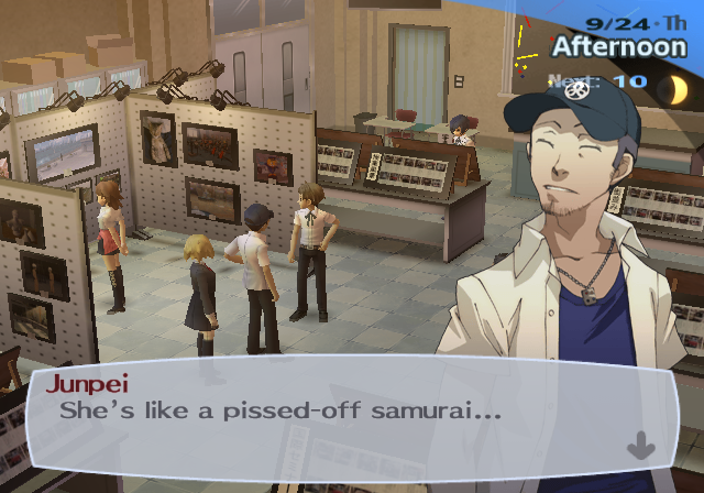 Damn it, Junpei! Your racism has ruined a perfectly good screenshot!