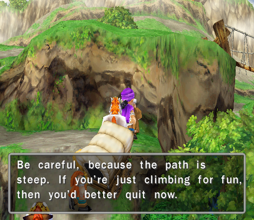 If only this applied to Dragon Quest V as a whole.